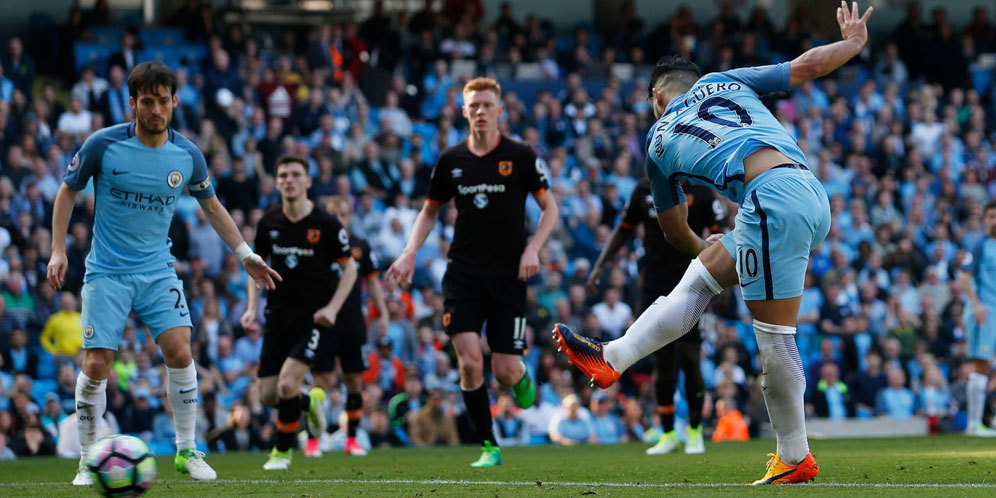 Hasil Pertandingan Manchester City vs Hull City : 3-1