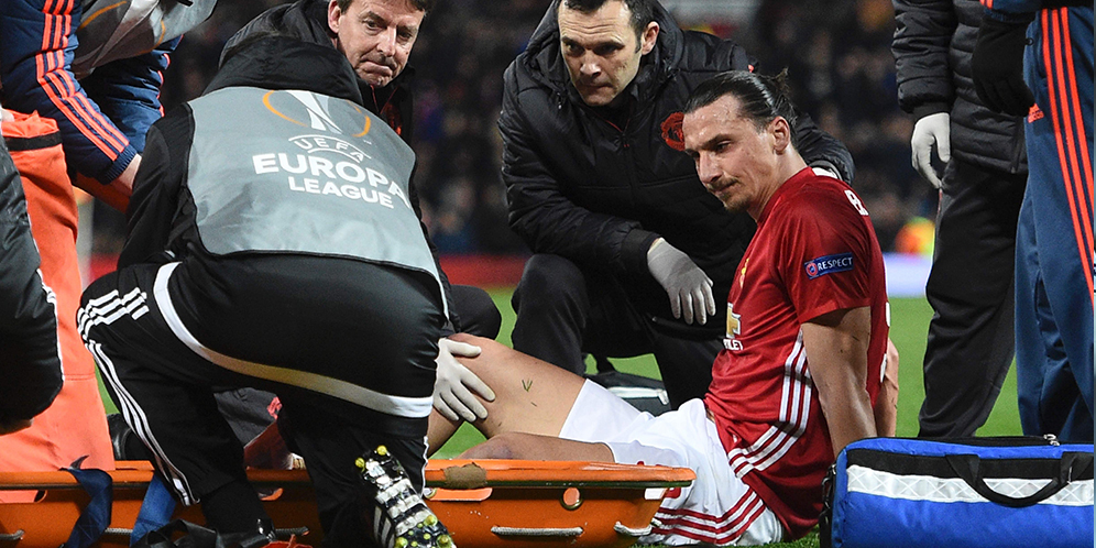 Parah, Zlatan Ibrahimovic Alami Dua Cedera Ligamen Sekaligus