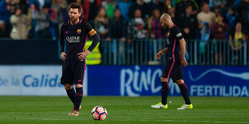 Hasil Pertandingan Malaga vs Barcelona: 2-0