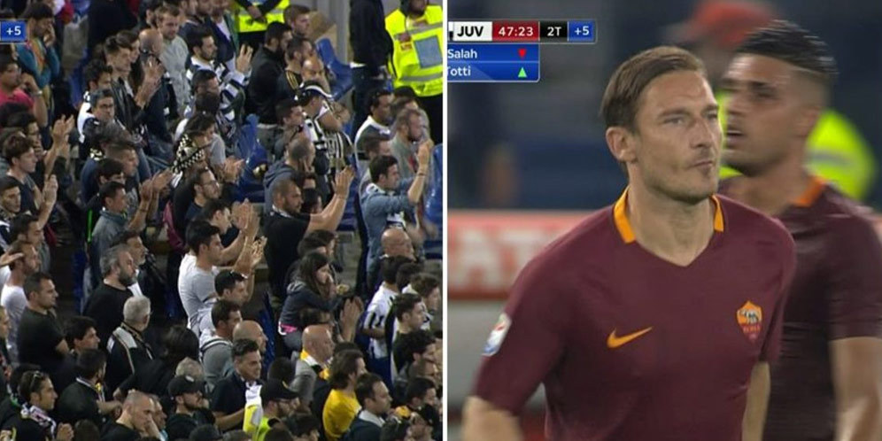 Juventini Pun Beri Aplaus Untuk Totti