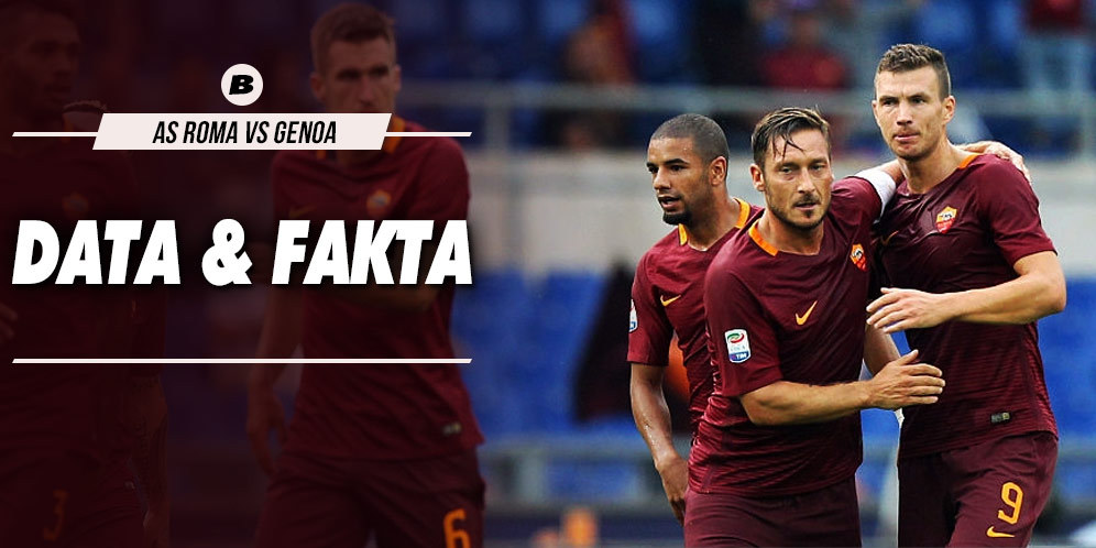 Data dan Fakta Serie A: AS Roma vs Genoa