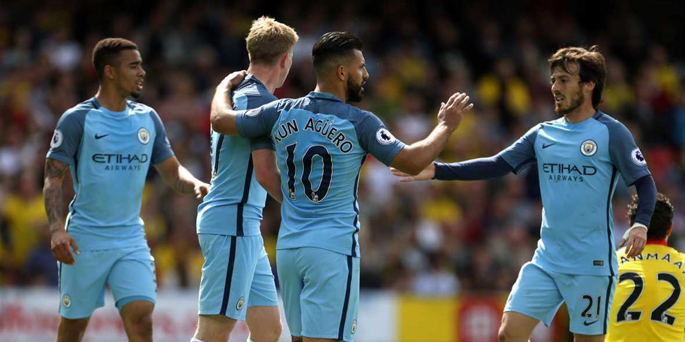 Fakta di Balik Pesta Lima Gol Manchester City ke Gawang Watford