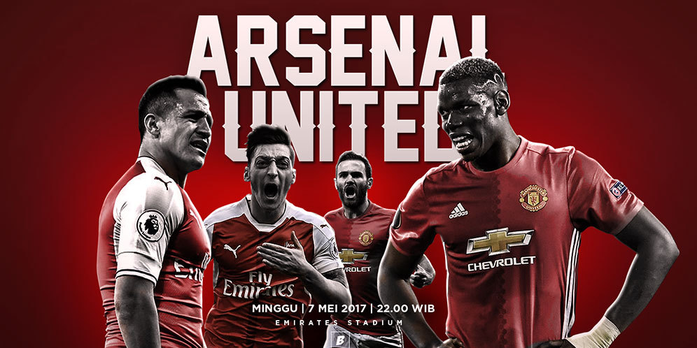 Prediksi Arsenal vs Manchester United 7 Mei 2017