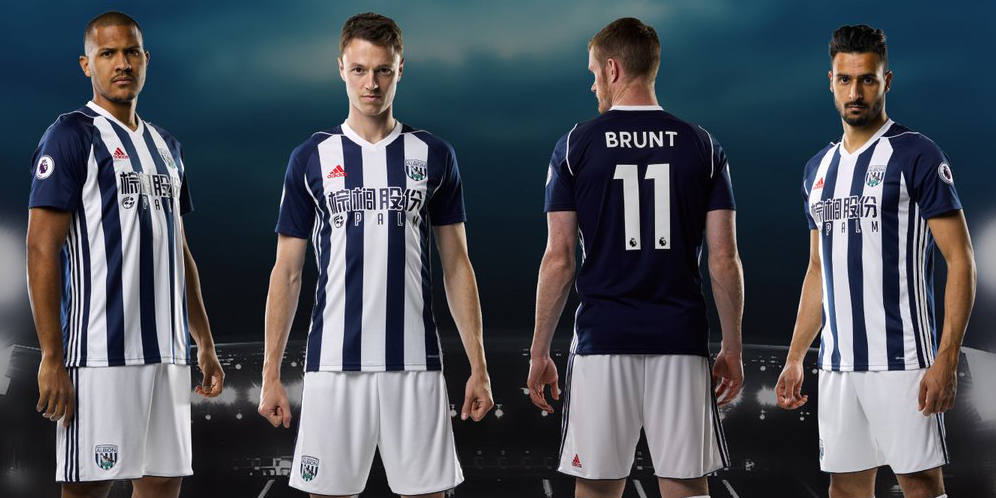 Detail Jersey Home West Brom 2017-18
