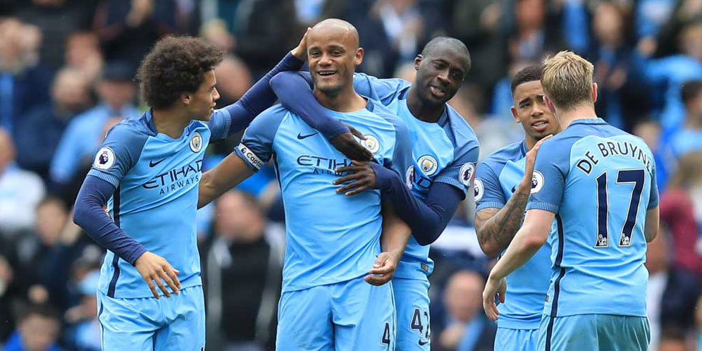 Hasil Pertandingan Manchester City vs Crystal Palace: 5 - 0