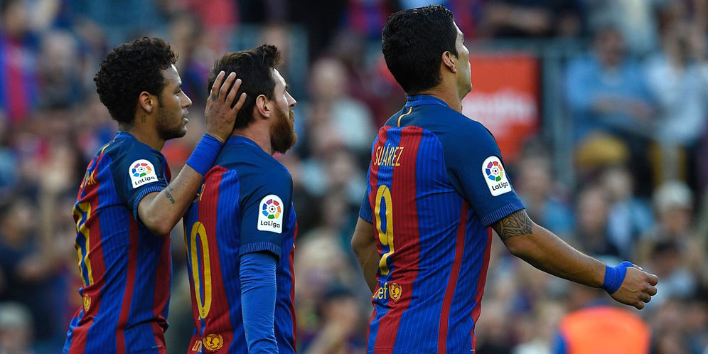 Trio MSN Tembus 100 Gol Musim Ini