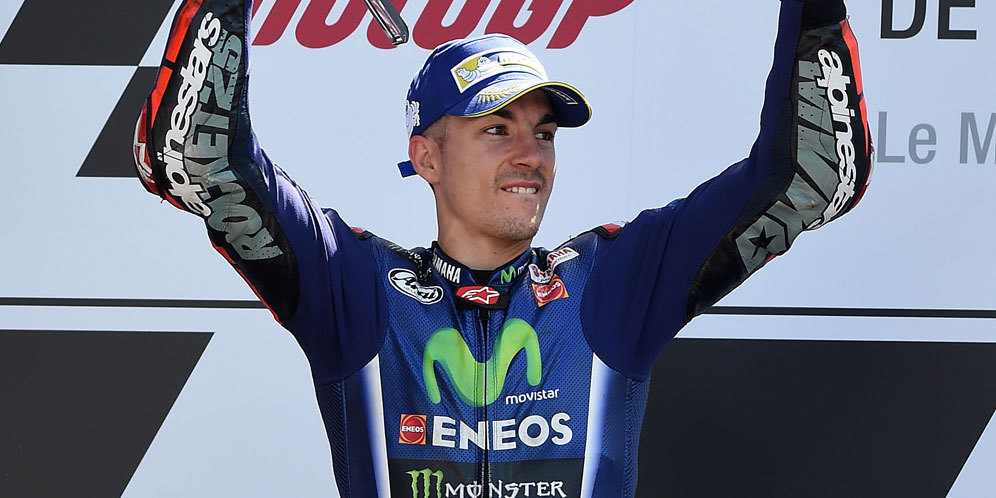 Vinales Puas Kalahkan Rossi Secara Wheel-to-Wheel