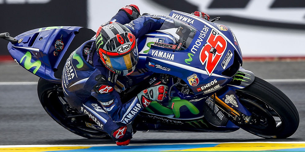 Vinales Rebut Pole, Tiga Yamaha Kuasai Kualifikasi MotoGP Prancis