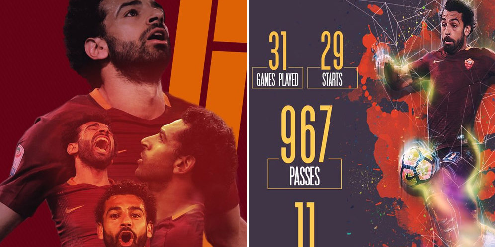 Infografis: Mohamed Salah di Serie A 2016/17