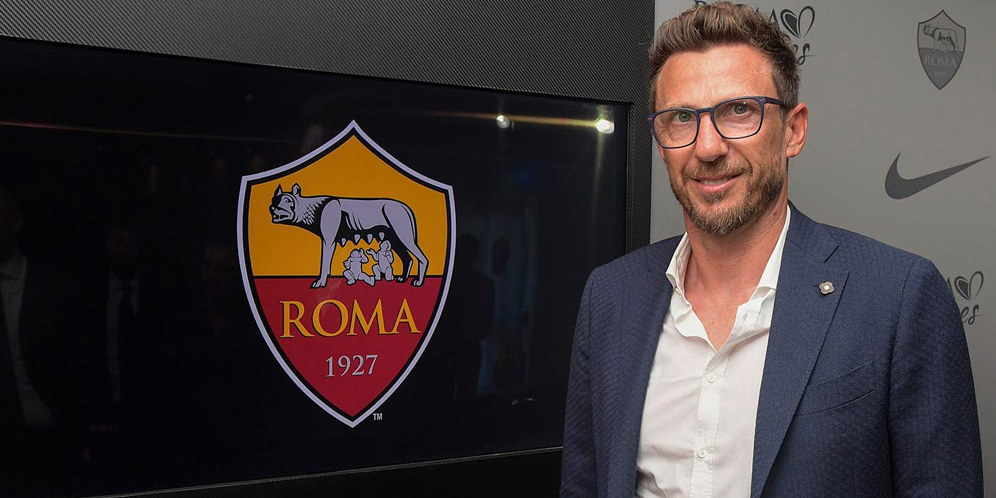 Foto: Eusebio Di Francesco Pulang ke Roma
