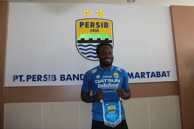 Michael Essien di Persib (c) Fitri Apriani