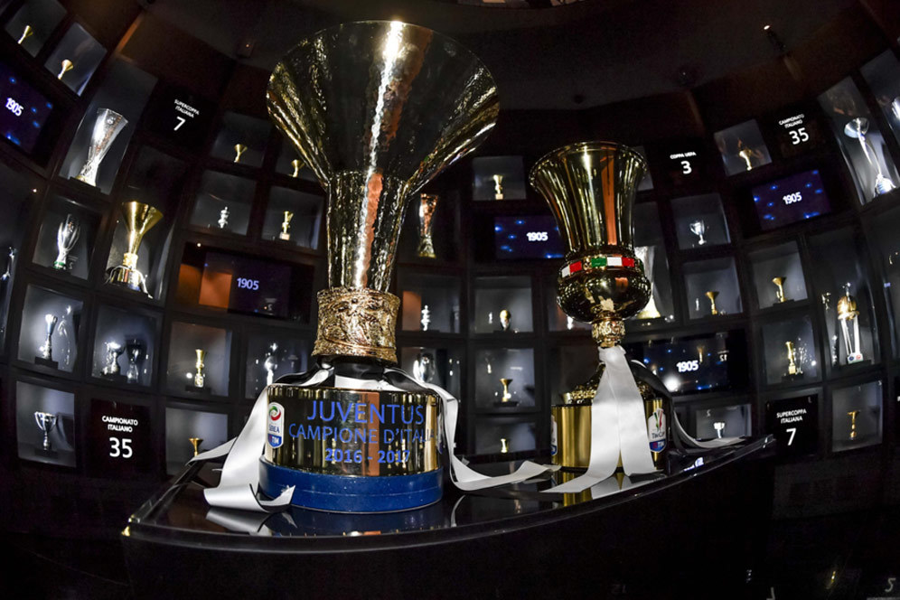 Trofi Serie A & Coppa Italia di Juventus Museum