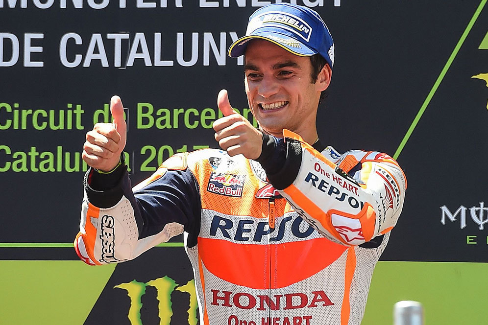 Gagal Menangi Catalunya, Pedrosa Puas Dapat Poin Gagal Menangi Catalunya, Pedrosa Puas Dapat Poin
