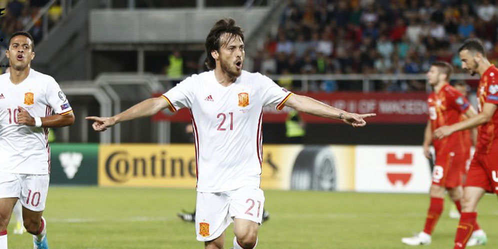 Hasil Pertandingan Makedonia vs Spanyol: Skor 1-2