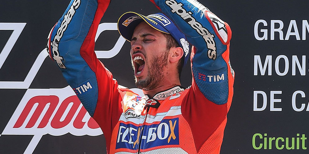Dovizioso Akui Heran Bisa Menangi MotoGP Catalunya