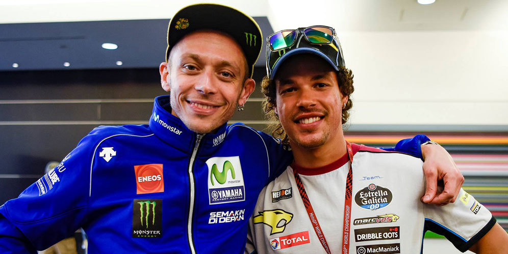 Valentino Rossi dan Franco Morbidelli (c) VR46