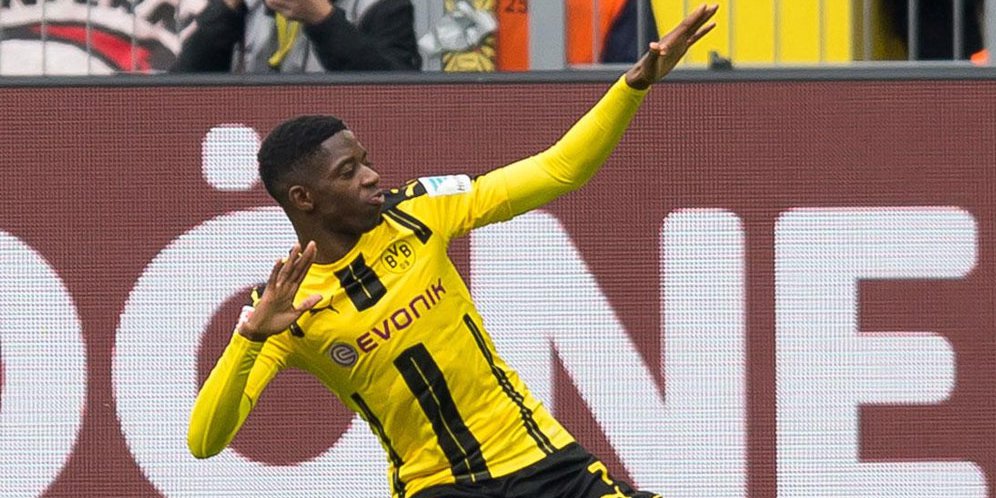 Tak Mau Diserobot Madrid, Barca Temui Agen Ousmane Dembele