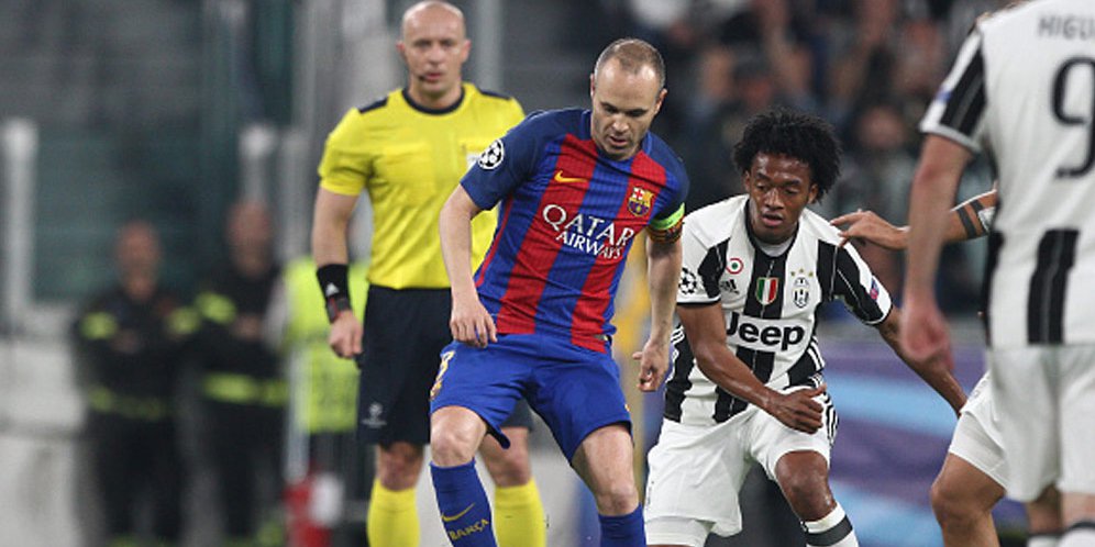 Juventus Pantau Situasi Iniesta di Barcelona