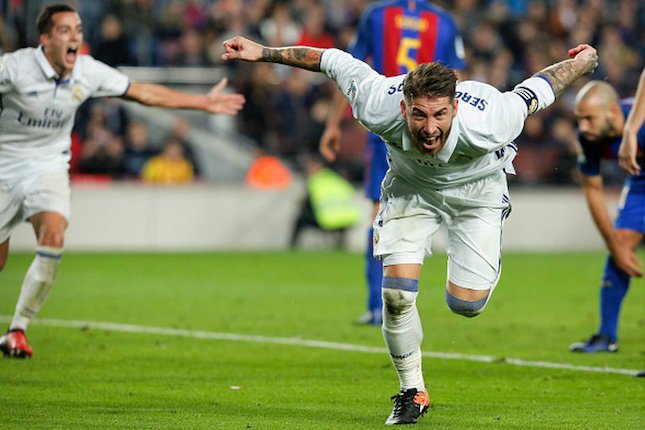 Sergio Ramos (c) AFP