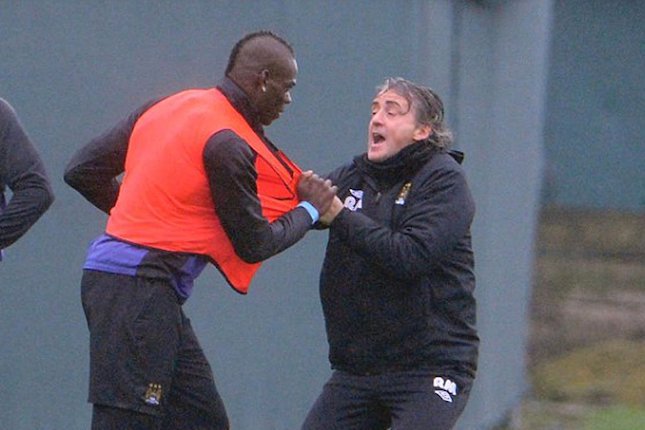 Mario Balotelli & Roberto Mancini