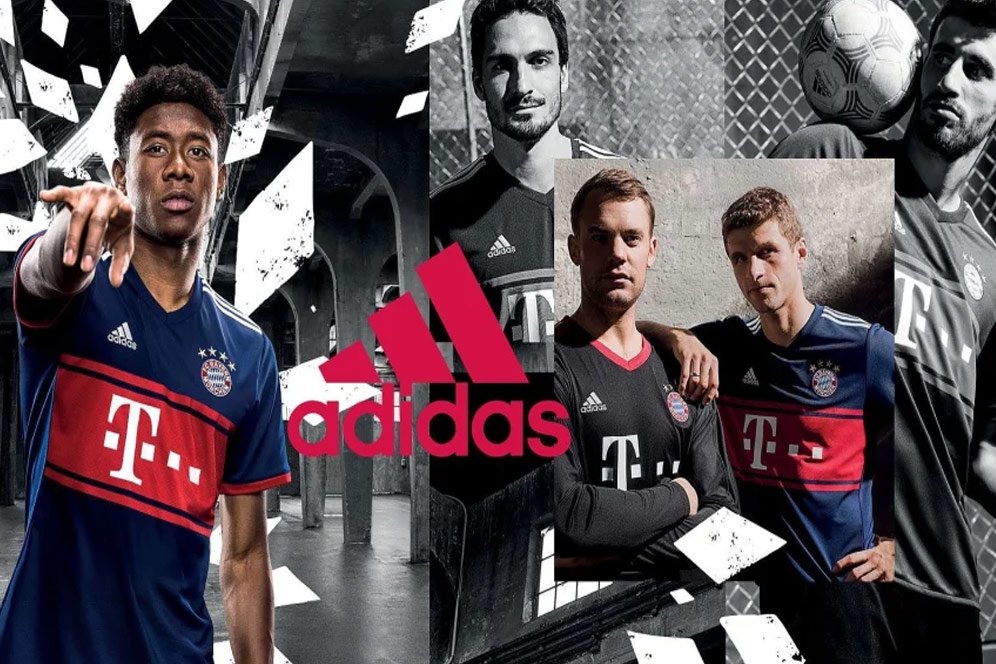 Jersey Tandang Bayern 2017/18, Terinspirasi Era 1990-an Jersey Tandang Bayern 2017/18, Terinspirasi Era 1990-an