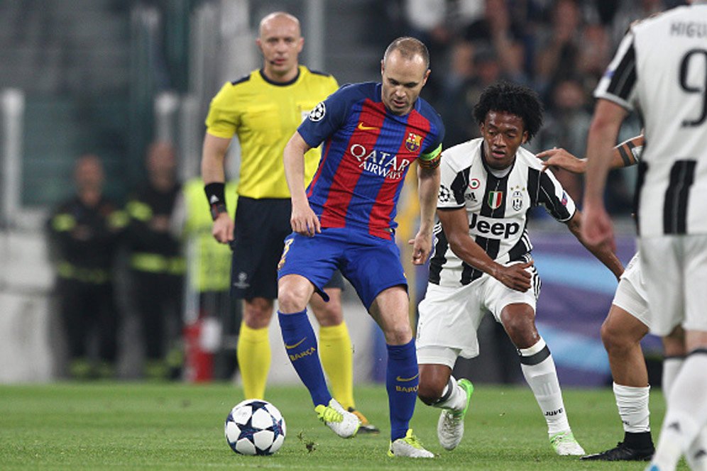 Juventus Pantau Situasi Iniesta di Barcelona