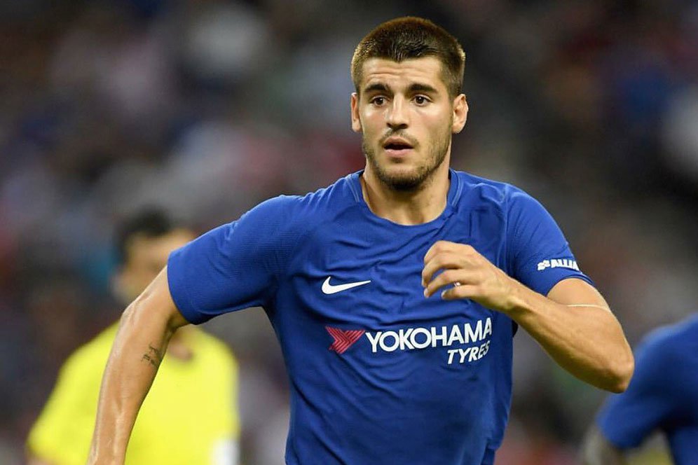 Courtois Bahagia Lihat Penampilan Morata di Chelsea