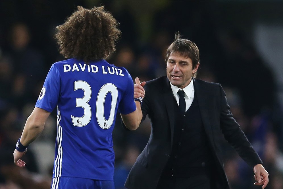 David Luiz Akui Conte Tingkatkan Performa Pemain Chelsea