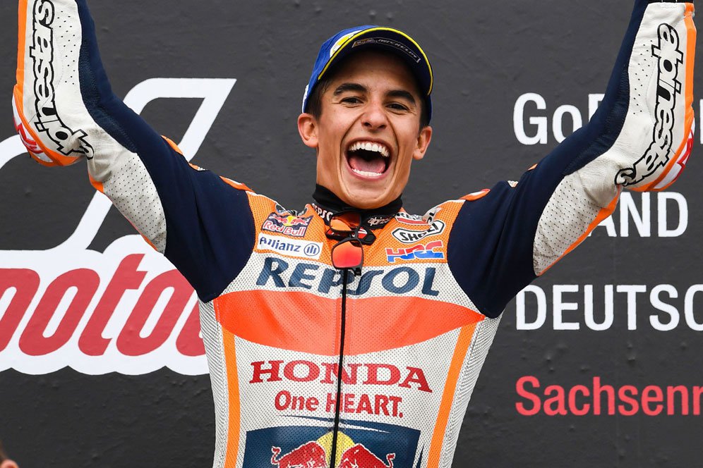 Kaget Performa Folger, Marquez Puas Menangi Sachsenring