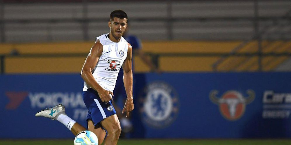 Morata Debut Bersama Chelsea di Singapura