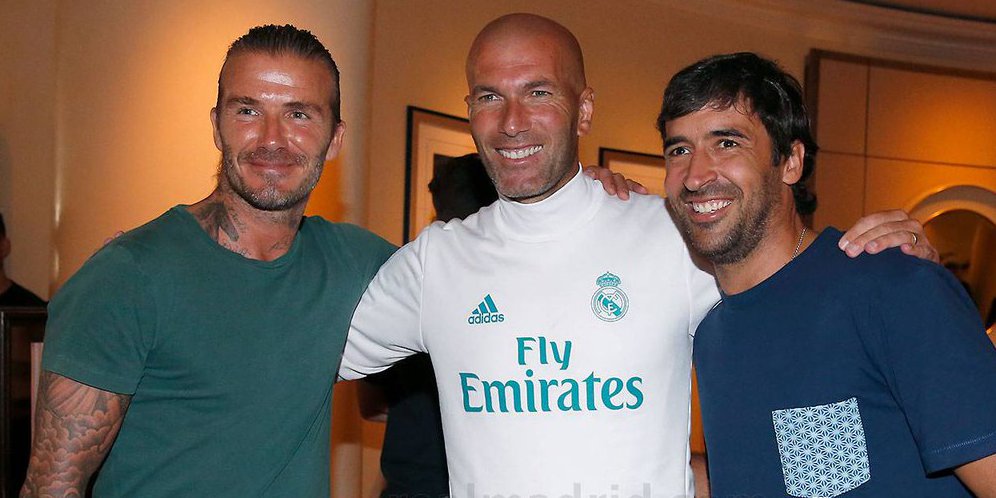 Beckham Bangga dengan Kesuksesan Zidane di Madrid