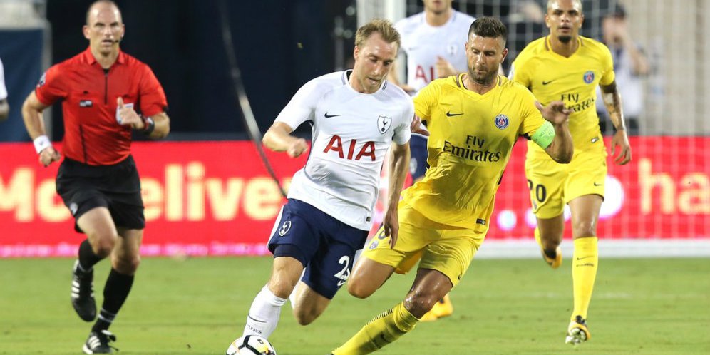 Unggul Pemain, Tottenham Hajar PSG Unggul Pemain, Tottenham Hajar PSG