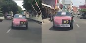 Pembalasan Insiden SEA Games, Mobil di Solo Pamer Bendera Malaysia Terbalik