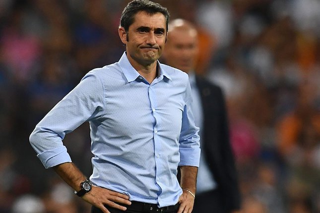 Ernesto Valverde (c) AFP