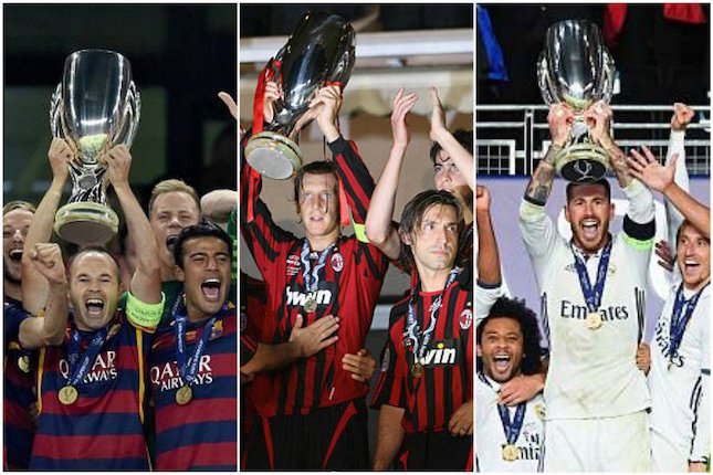 Madrid Memburu Rekor Gelar Barcelona dan AC Milan di UEFA Super Cup