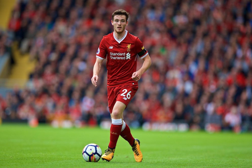 Tierney Akui Sangat Kagum Pada Andy Robertson