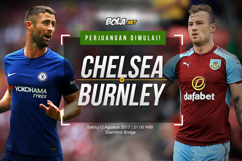 Prediksi Chelsea vs Burnley 12 Agustus 2017