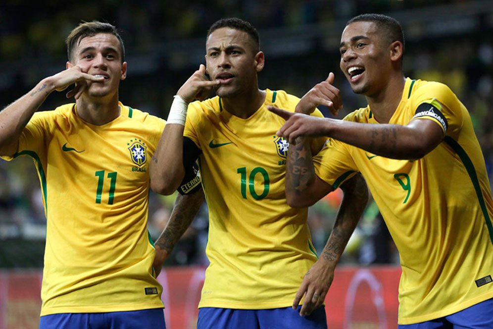 Profil Tim Piala Dunia 2018: Brasil