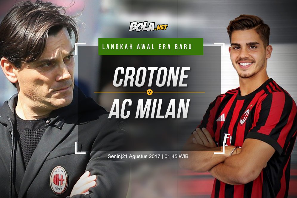 Prediksi Crotone vs AC Milan 21 Agustus 2017