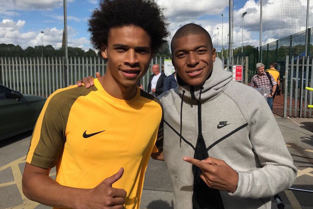 Mbappe Datang ke Manchester dan Jumpa Leroy Sane