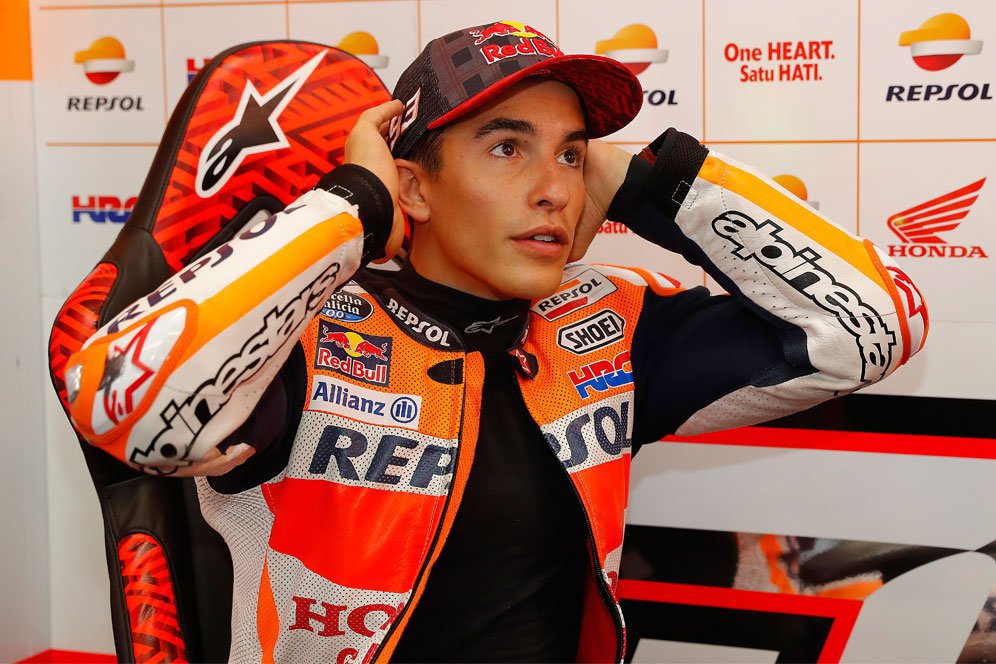 Marc Marquez Curi Pole di Kualifikasi MotoGP Ceko