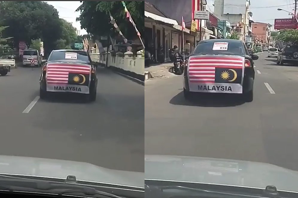 Pembalasan Insiden SEA Games, Mobil di Solo Pamer Bendera Malaysia Terbalik Pembalasan Insiden SEA Games, Mobil di Solo Pamer Bendera Malaysia Terbalik