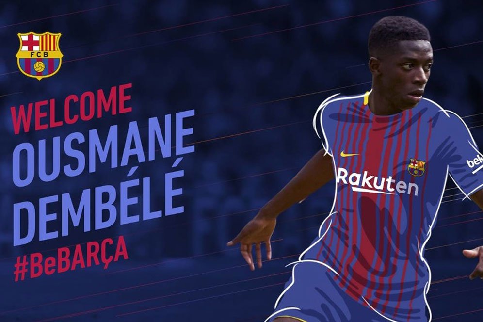 Dembele, Rekrutan Termahal Dalam Sejarah Barcelona