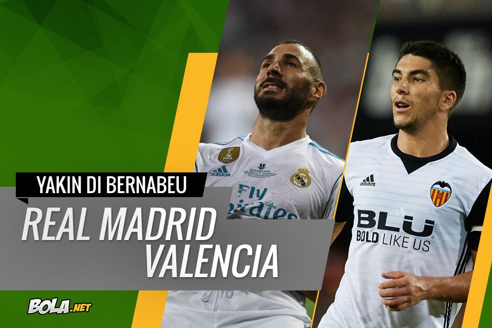 Prediksi Real Madrid vs Valencia 28 Agustus 2017 Prediksi Real Madrid vs Valencia 28 Agustus 2017