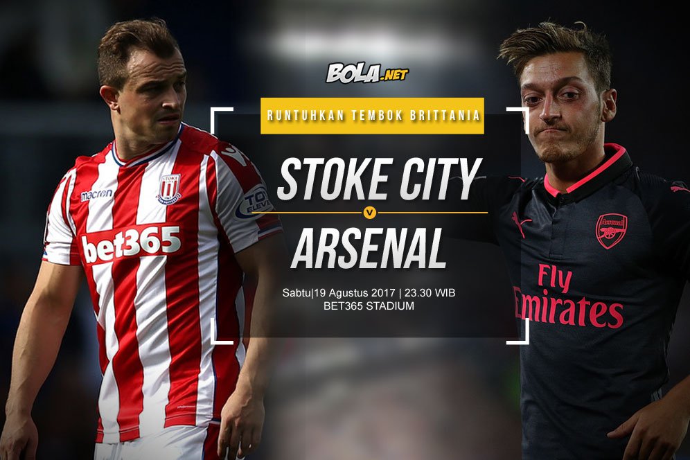 Prediksi Stoke City vs Arsenal 19 Agustus 2017