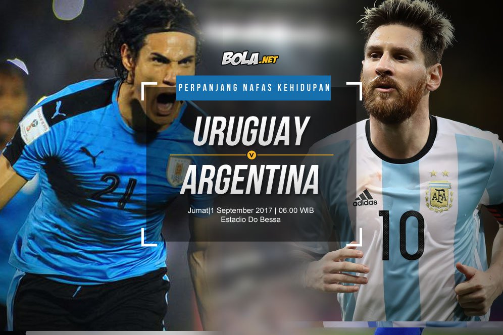 Prediksi Uruguay vs Argentina 1 September 2017
