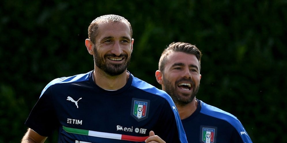 Juve Konfirmasi Chiellini Cedera di Timnas Italia