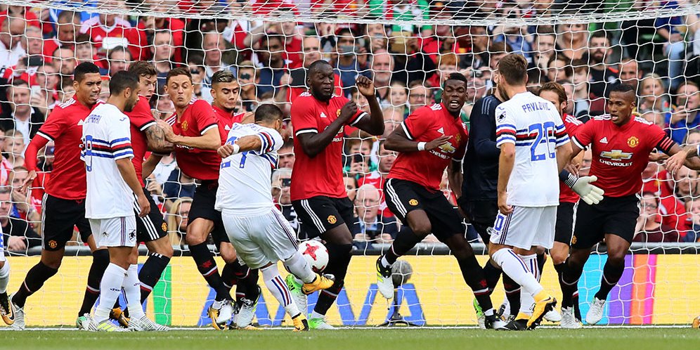Man United vs Sampdoria.