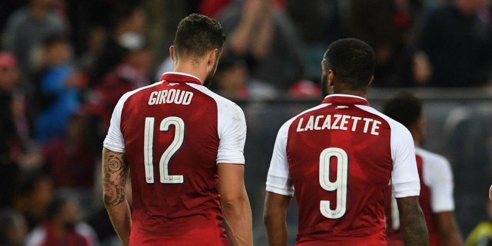 Giroud dan Lacazette