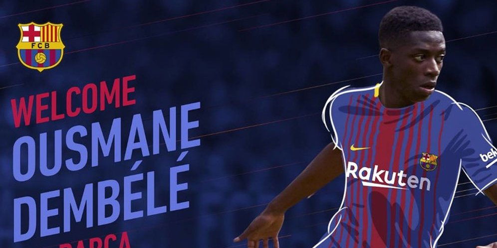 Dembele, Rekrutan Termahal Dalam Sejarah Barcelona